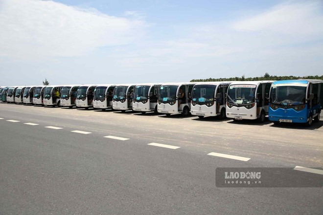 Quảng Trị cho xe điện 4 bánh chở khách du lịch hoạt động tại một số tuyến